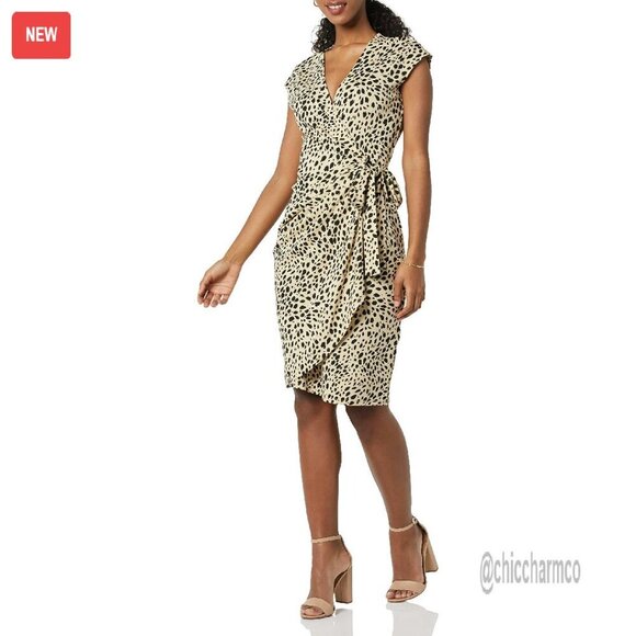 Dresses & Skirts - Classic Cap Sleeve Wrap Dress - Matte Jersey - Plus Size Available
